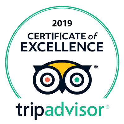 The Pizza Library Trip Advisor Certificate of Excellence 2019